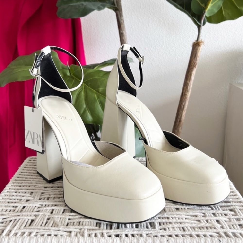 Zara platform shoes NWT - Picture 4 of 5